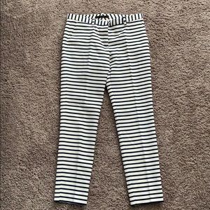 Zara stripe dress pant-ankle length
